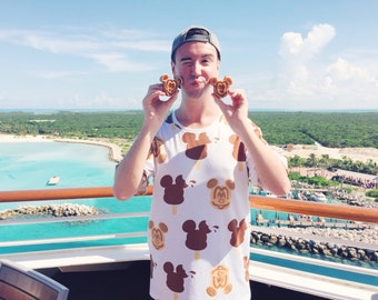 Disney Food t-shirt inspired by the tastiest treats in the kingdom... Mickey Waffles and Mickey Bar Ice Cream!