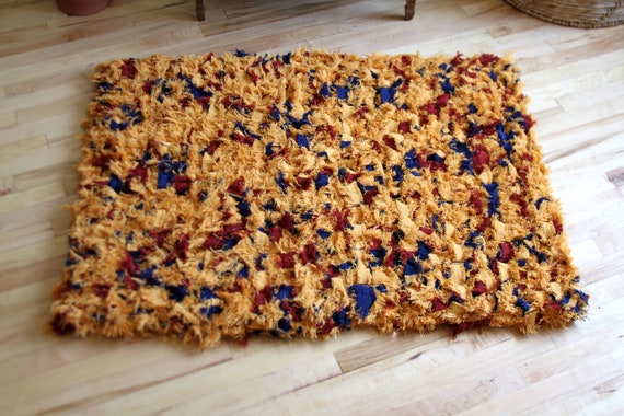 Marigold Orange California Retro Shag Rug bedroom vintage Marigold Orange California Retro Shag Rug bedroom vintage