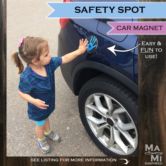 Safety Spot Kids Hand Car Toddler Child Handprint