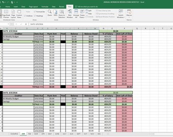 12 month budget plan