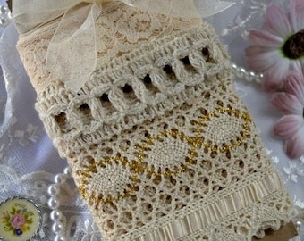 Vintage Ribbon Lace Bundle Off White