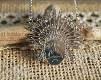 Native American Silver 925 necklace