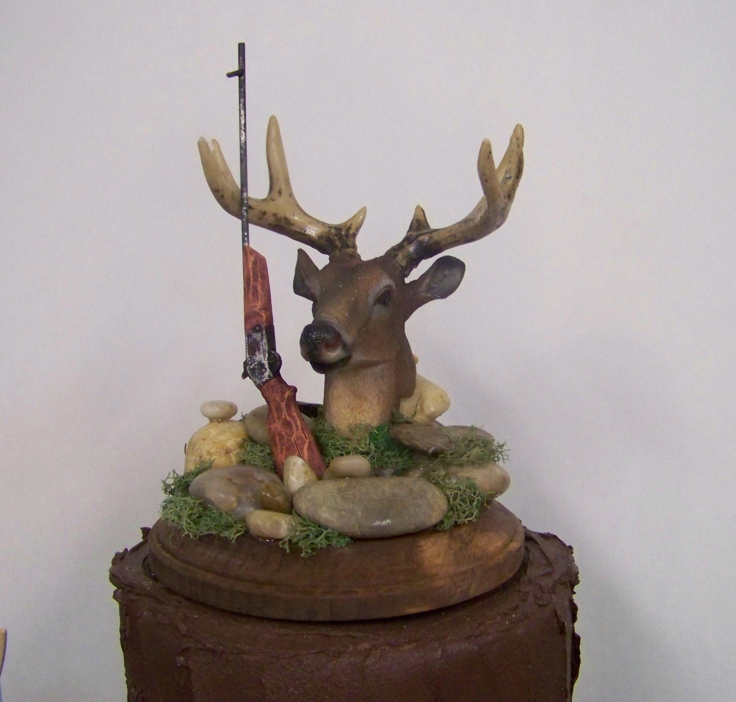 Deer Cake Topper Groom's Cake Topper Wedding Deer Cake