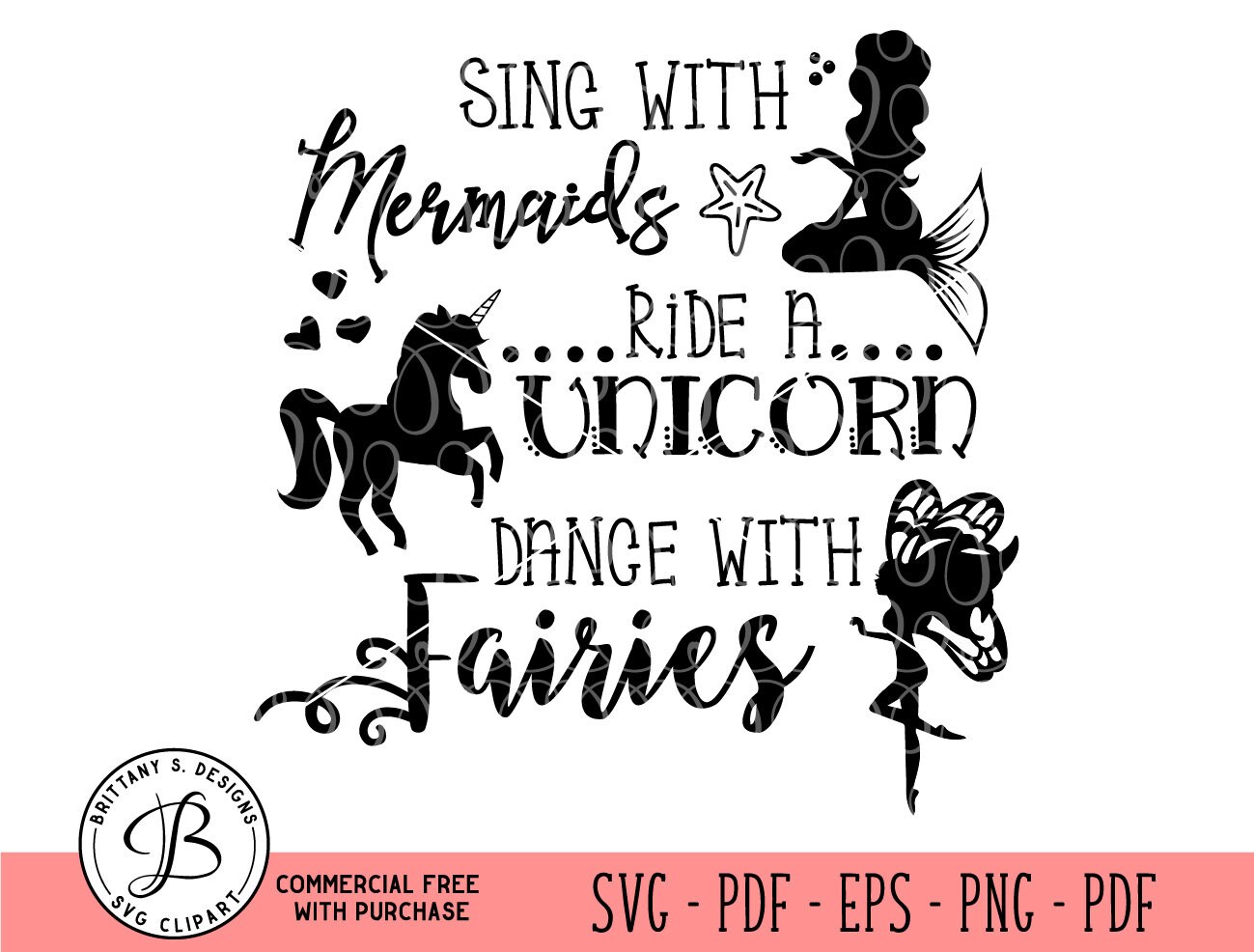 Free Free 330 Unicorn Mermaid Svg Free SVG PNG EPS DXF File