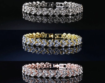 CHANTELLE - Crystal Wedding Bridal Bracelet