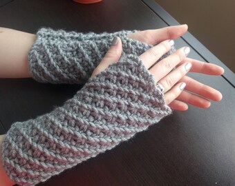 Fingerless Gloves PDF knitting pattern
