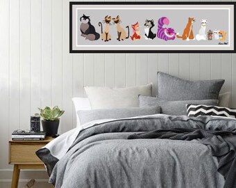 horses of disney panoramic poster print minimalist horses of