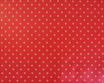 SALE! Bloomcraft Anju Signature Collection Tomato Red Glazed Chintz