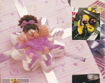 Pop-Ring Pals II, Annie's Attic Crochet Pattern Booklet 87F85 Gifts Trims Party Favors & More