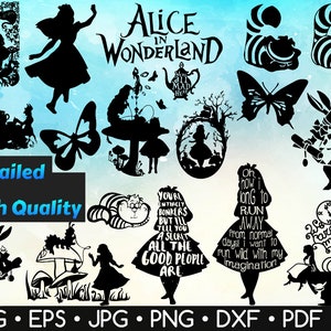 Alice wonderland svg | Etsy