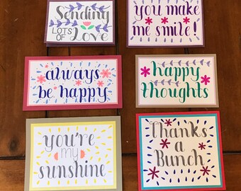 Handmade Cards/Assortment Set of Cards