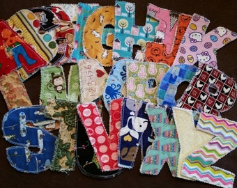 Quilted Alphabet Letters