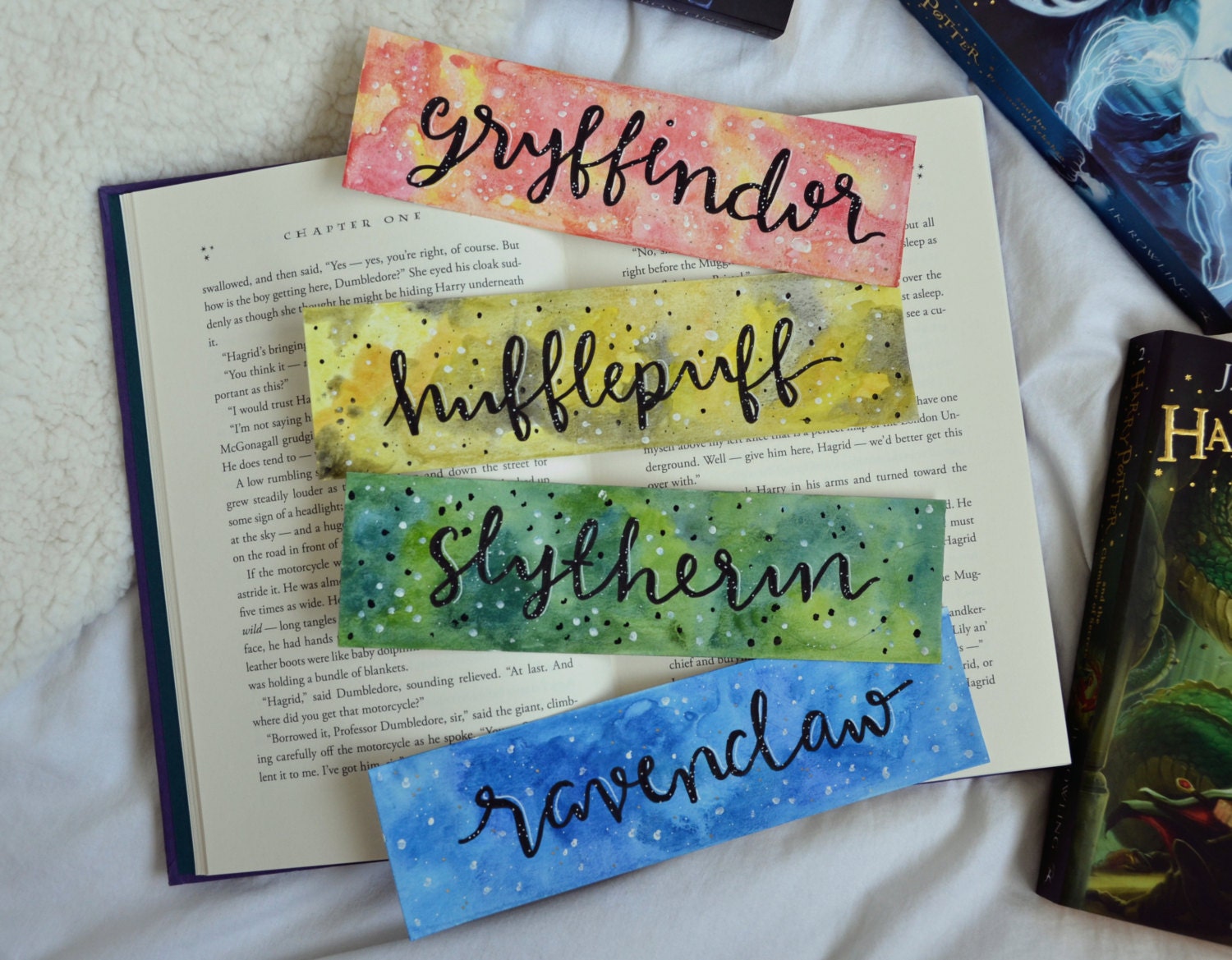 harry potter house bookmarks