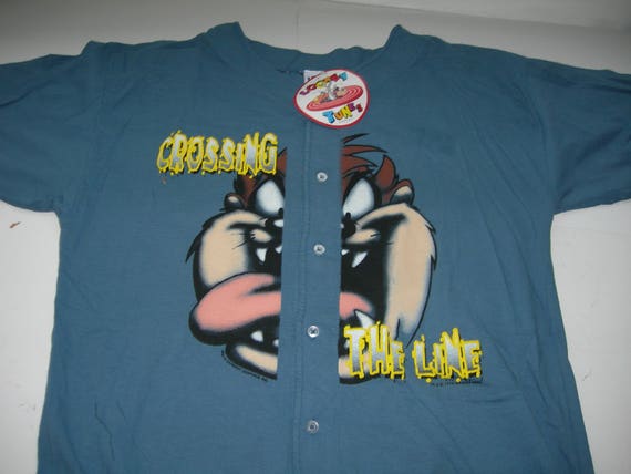 Tazmanian devil looney tunes vintage baseball jersey