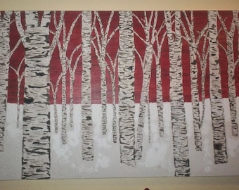 Snow Birch also available in various sizes, made to order