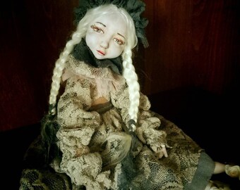 Vintage copyright movable doll