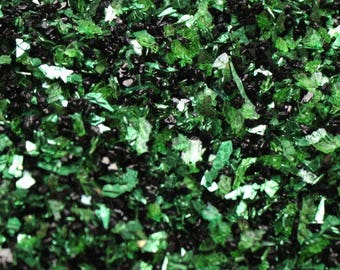 Green Forest Fusion Glass Glitter craft glitter decoration glitter glass glitter artist glitter german glitter - DF70-ForestGN
