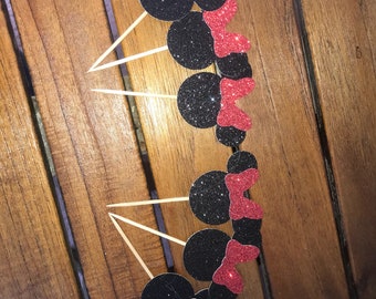 Magical Minnie cupcake toppers!