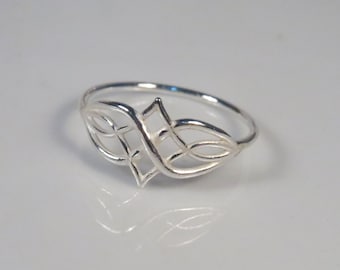 Infinity celtic knot ring, sterling silver ring, celtic ring, knot ring, infinity ring, infinity knot, celtic jewelry
