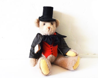 Vintage Large Collector's Teddy Bear Stuffed Animal