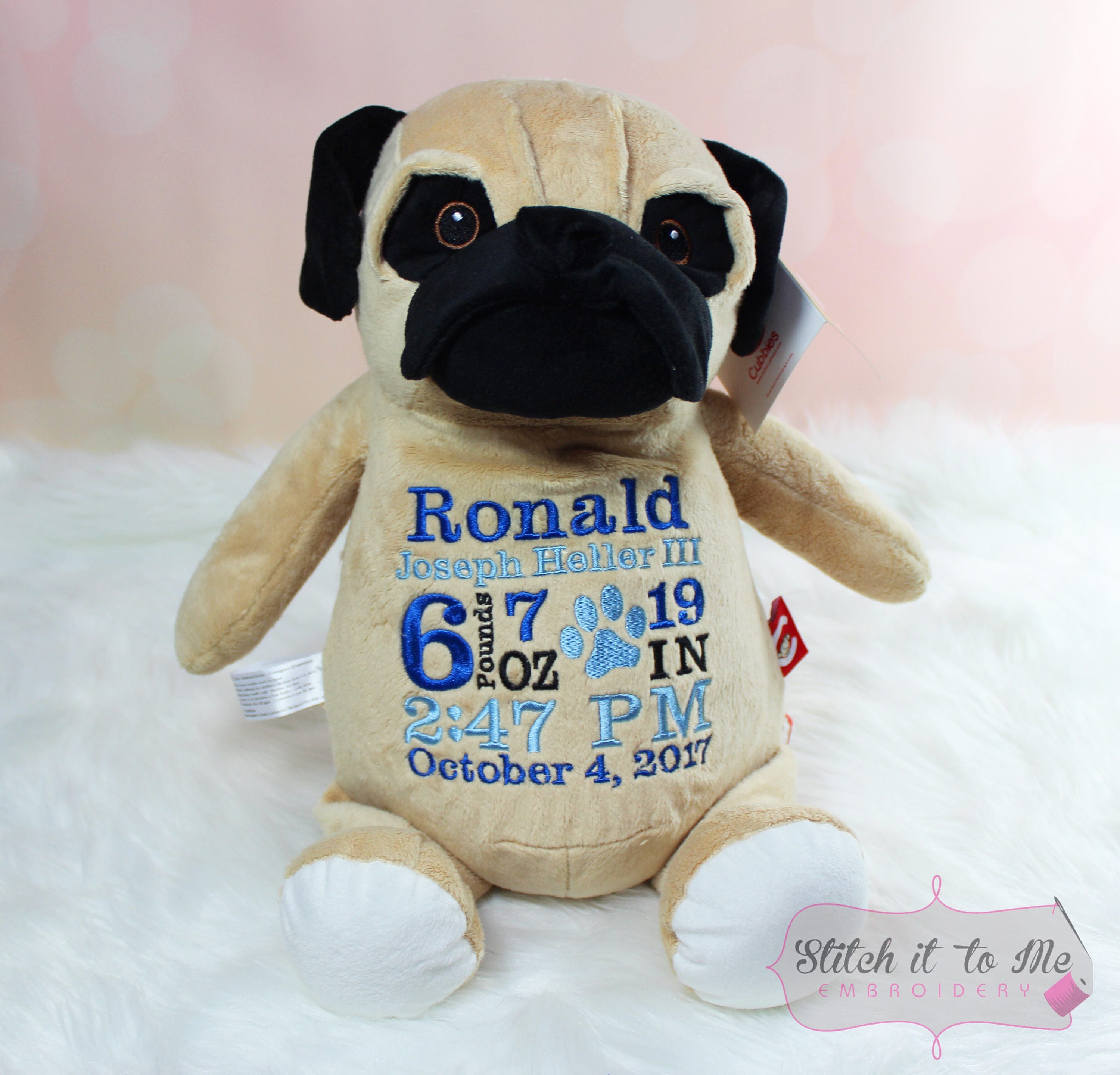 custom stuffed dog from picture