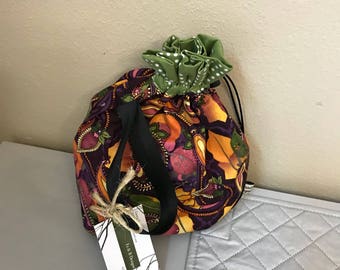 Peek-a-boo Medium Knitting Project Bag