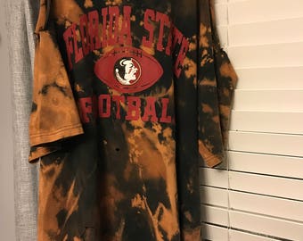 Florida state cold shoulder t shirt dress