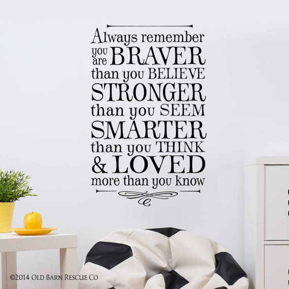 Winnie the pooh quote always remember custom color winnie