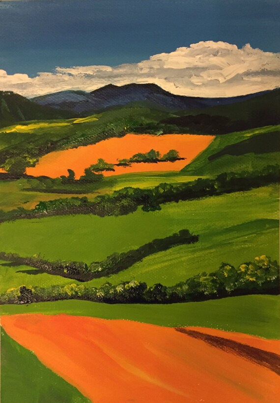 Country Painting Acrylic On Paper Australian Artist   Il 570xN.987212280 Gx4h 