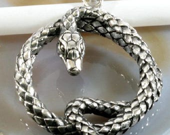 Snake, pendant, 925 sterling silver - 4458