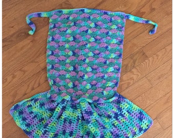 Dress Up Crochet Mermaid Tail-FREE SHIPPING