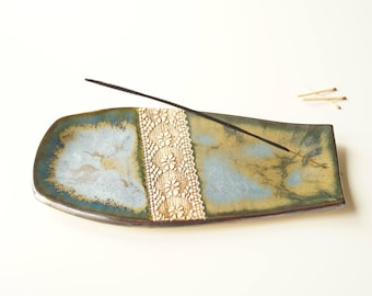 Incense Stick Holder, Incense Burner, Ash Catcher, Incense Plate, Ceramics and Pottery, Incense Tray, Aromatherapy, Meditation