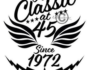 Birthday Svg, Men's Birthday Svg, Birthday Dxf, Classic Birthday Svg, Wings Birthday Svg