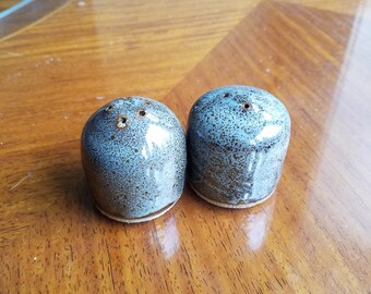Handmade Stoneware Salt and Pepper shakers