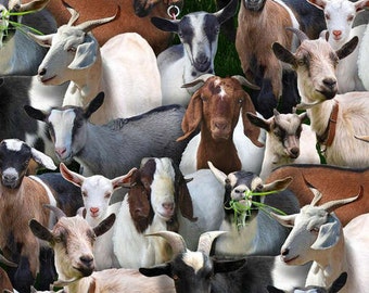 Elizabeth's Studio fabric GOATS