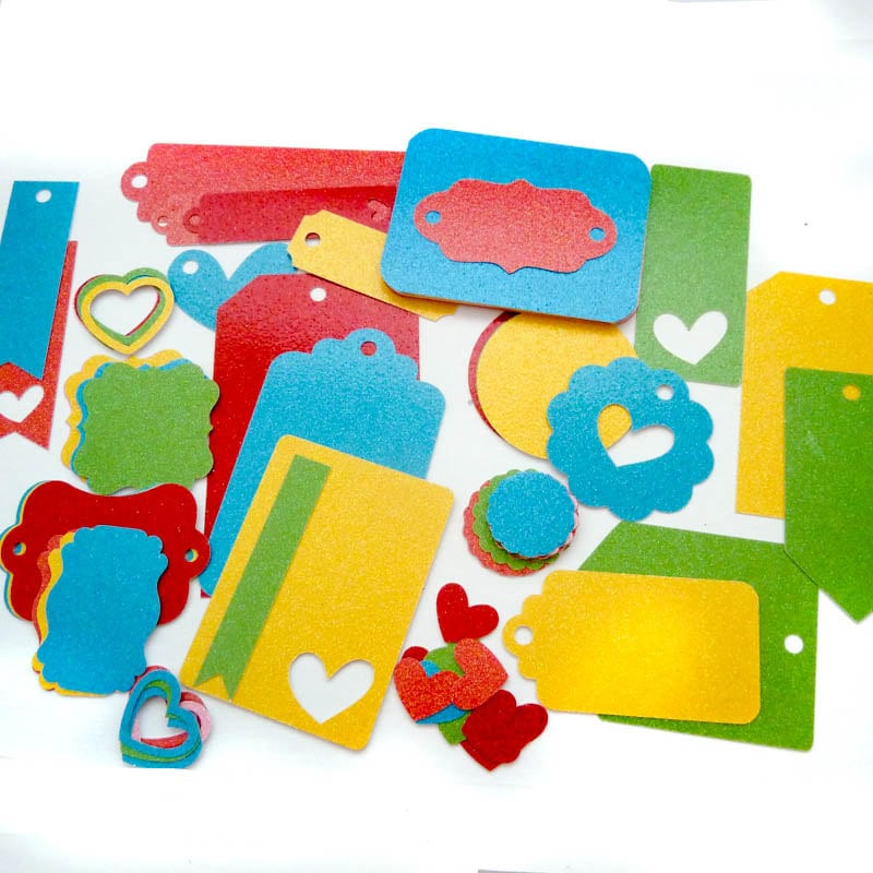 80 Piece Embellishment Kit Glitter Embellishment