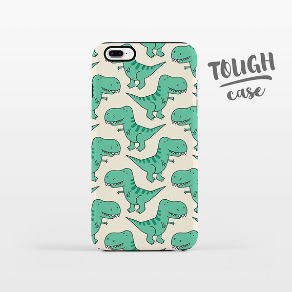 Dinosaur iPhone Case iPhone X Case iPhone 8 Plus Case iPhone 7 Plus Case iPhone 6 Case iPhone 6S Case SE 5s 5c 5 4 T-Rex Phone Case TOUGH