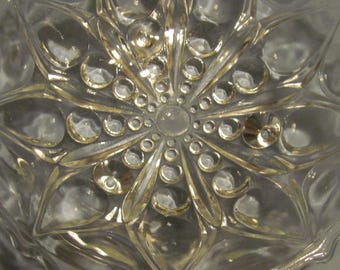 Bubble 3 Footed Glass Dish