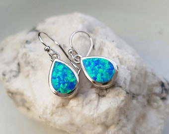 Blue Opal earrings