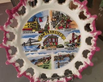 San Francisco Souvenir Plate