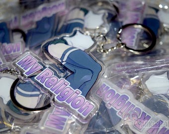 My Religion Transparent Charm