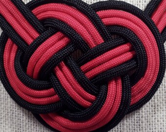 Infinity knot necklace.