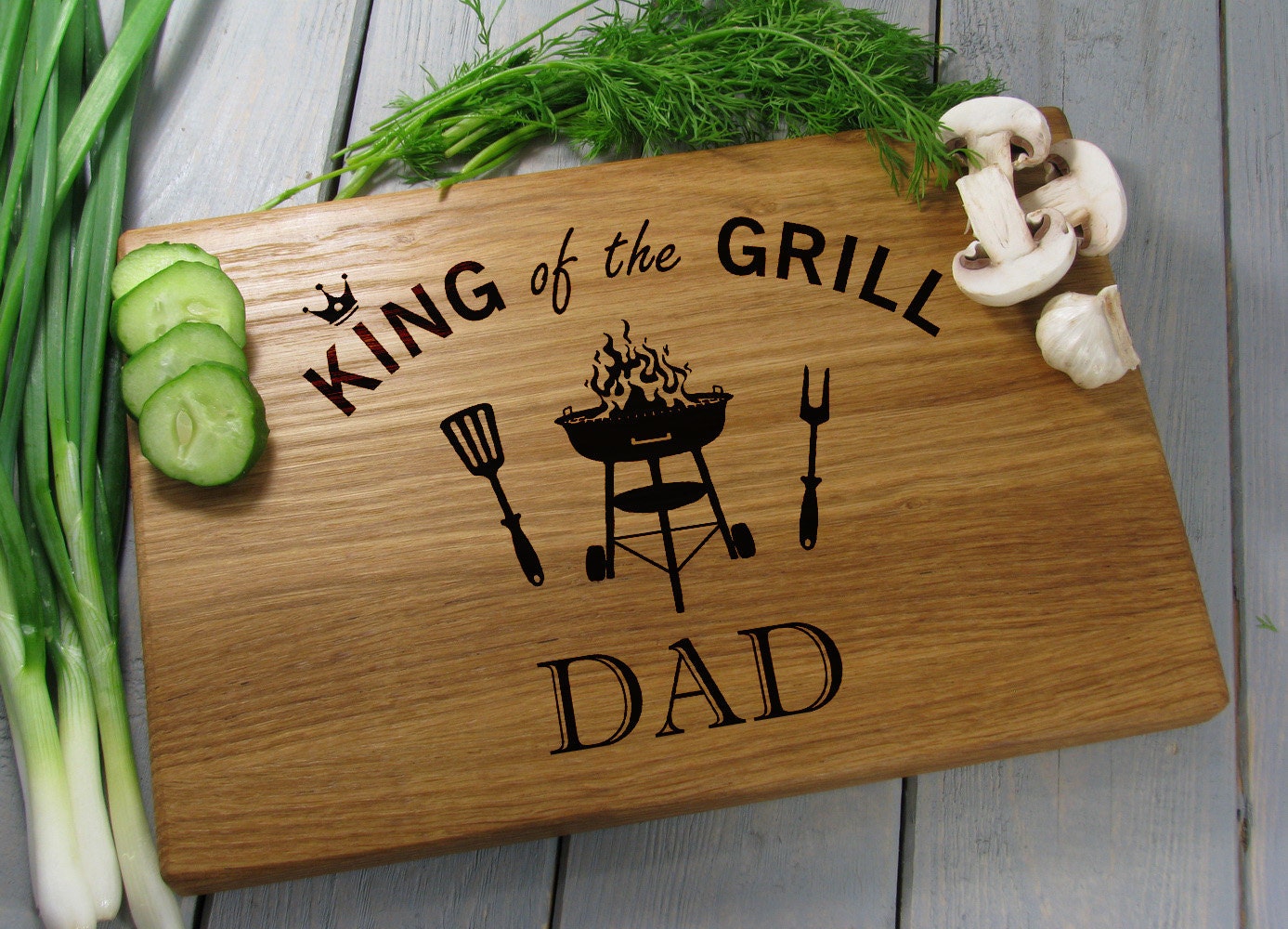 Fathers Day Gift King of the Grill Dad Gift Father's