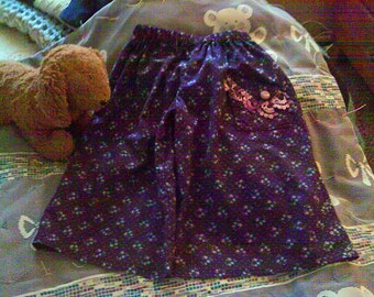 Custom made culottes with elastic waist