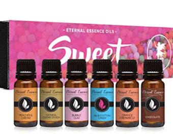 Sweet Set 6 set Fragrance Oil - Candle Making - Scents for Candles Scents for Soap - Perfume scents - Candle scent lotion scent fragrance