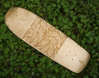 Custom skateboard - laser engraved