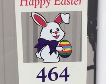 Custom Easter Bunny Sign
