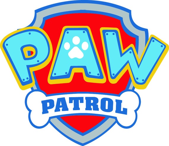 paw patrol blank logo