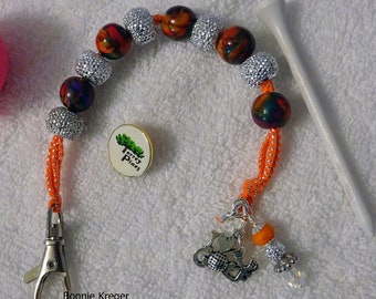 Golf Stroke Counter with Handmade Beads