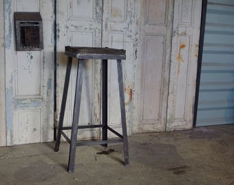 Industrial style bar stool